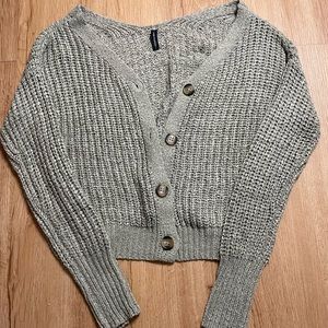 Knit cropped sweater